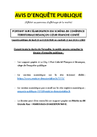 Avis d’enquête publique S.C.O.T.